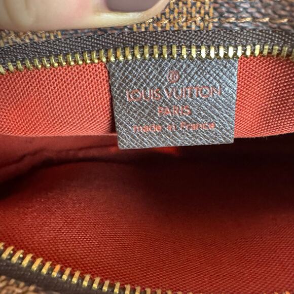 Louis Vuitton Damier Ebene Trousse Make Up Bag with Strap SP1909 - Picture 5 of 8